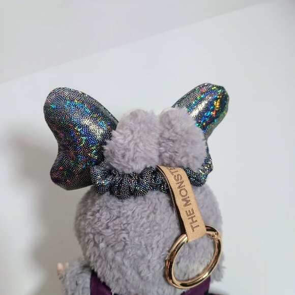 Halloween Skeleton Dress with Oversized Hologram Metallic Bow Labubu Outfit - Picture 4 of 6